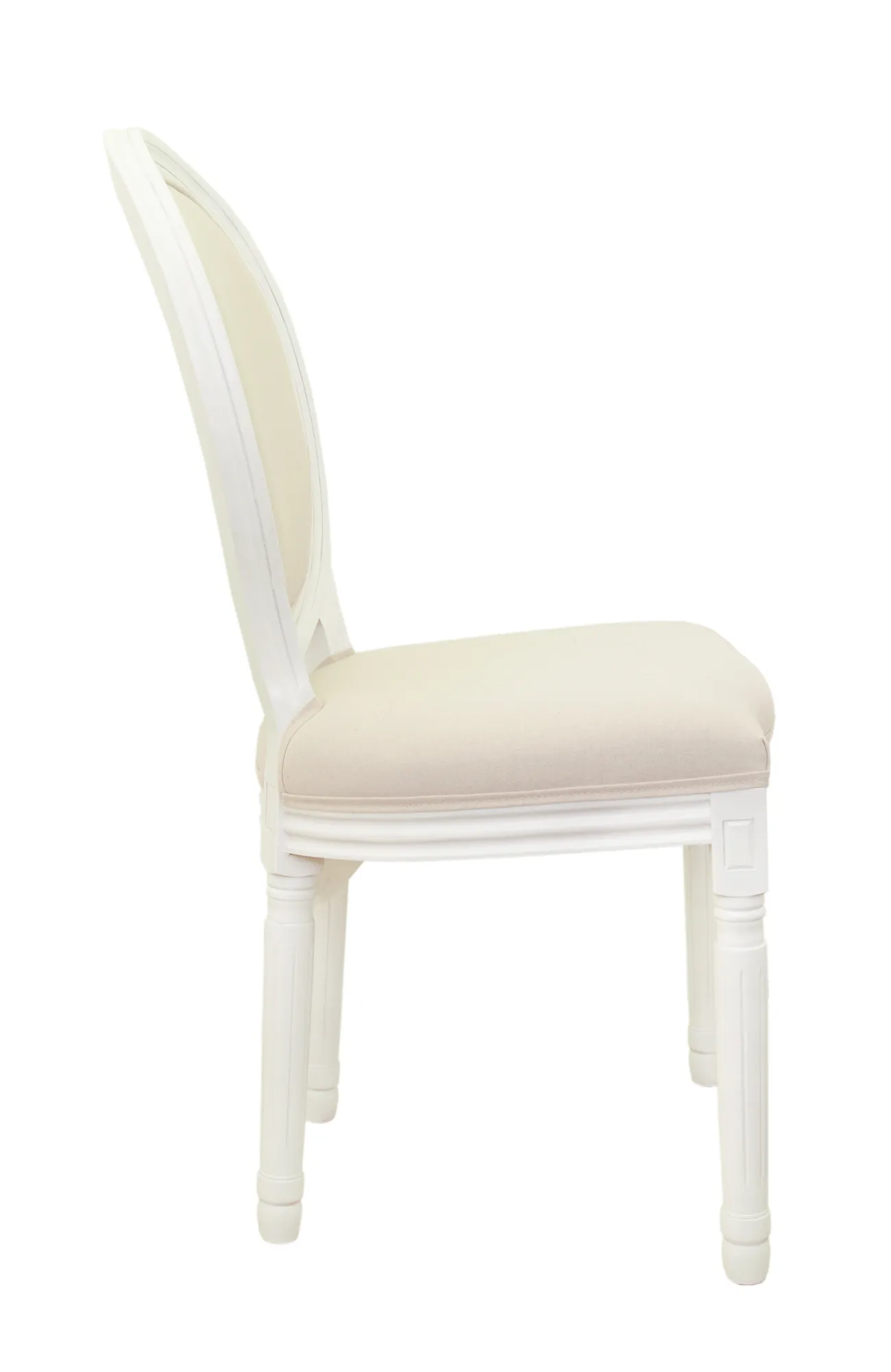 купить Дизайнерский обеденный стул модерн Volker Beige and White в Москве купить Дизайнерский обеденный стул модерн Volker Beige and White