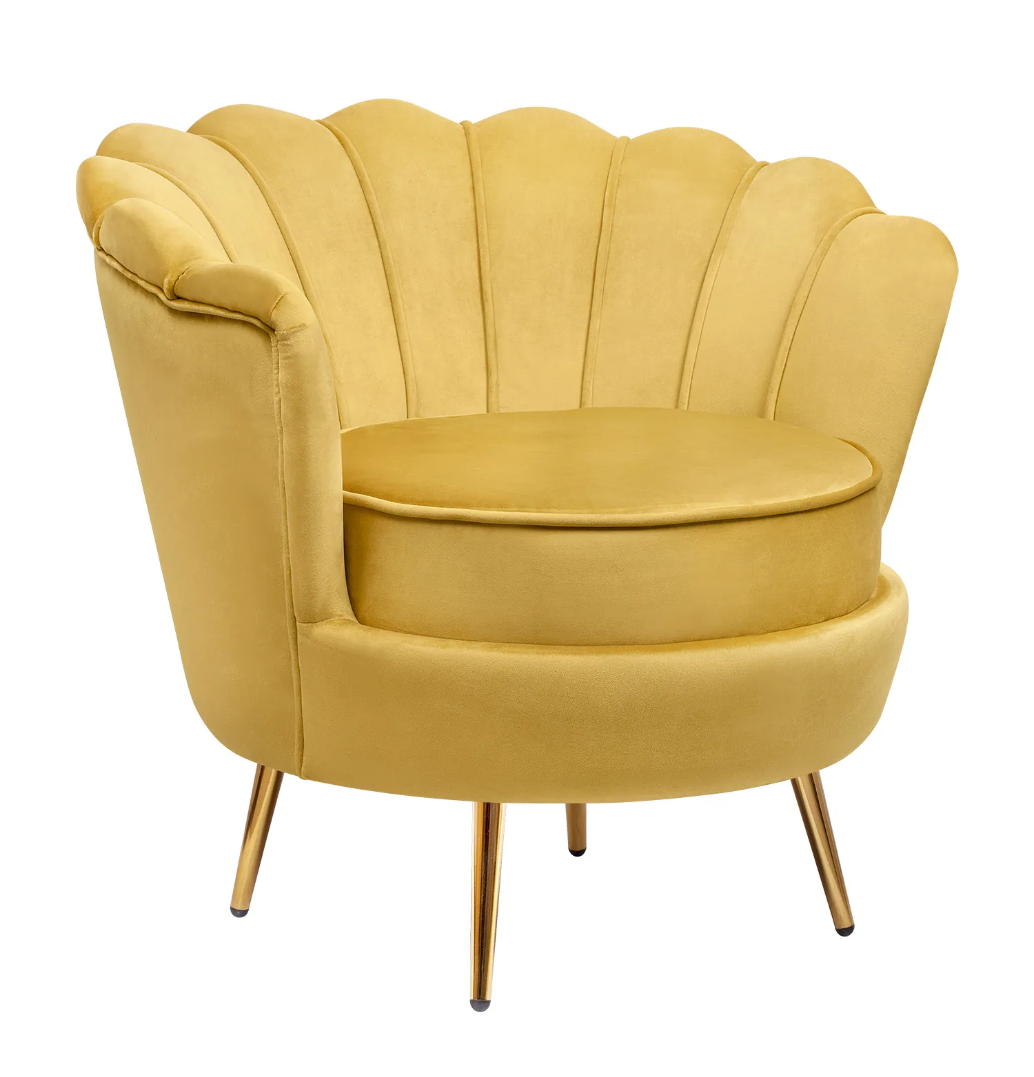 купить Низкое кресло ракушка Pearl Yellow в Москве купить Низкое кресло ракушка Pearl Yellow
