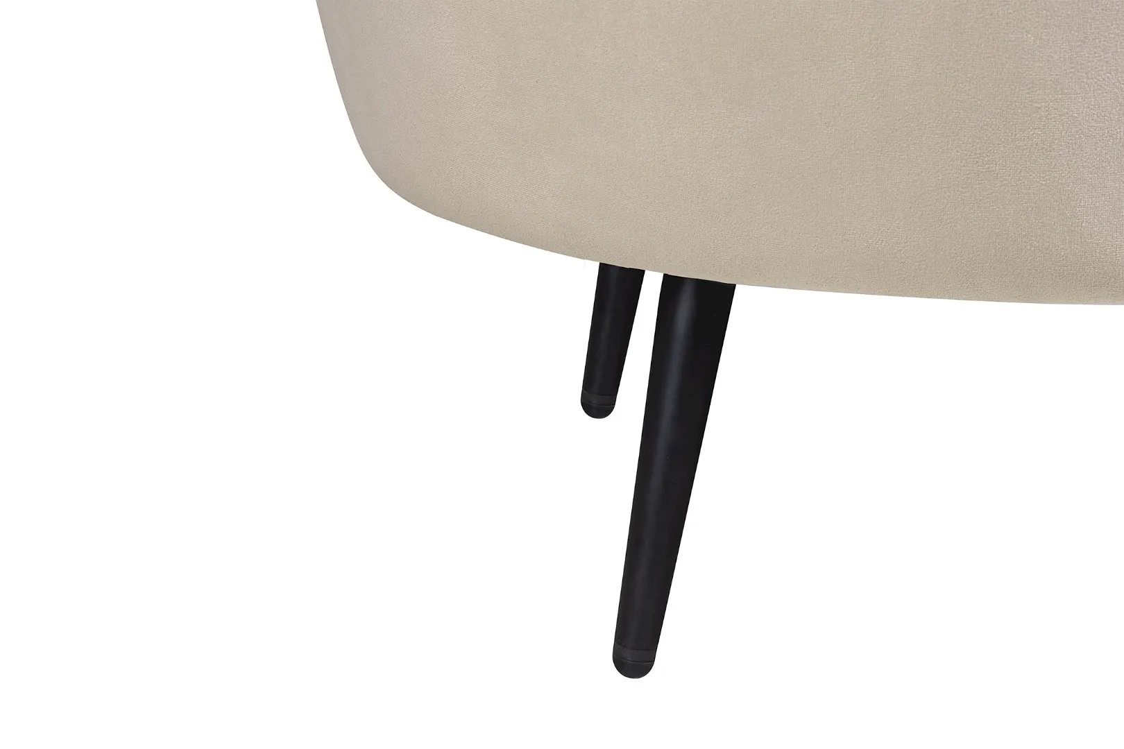 фото Диван ракушка для гостиниц Pearl Triple Taupe на черных ножках в интерьере в Москве фото Диван ракушка для гостиниц Pearl Triple Taupe на черных ножках в интерьере