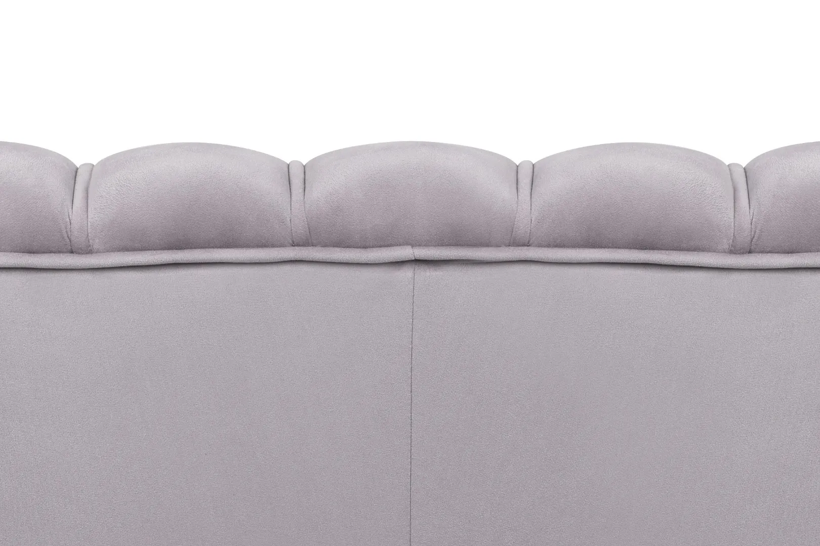 Диван ракушка Pearl Double Grey на черных ножках в интерьере в Москве Диван ракушка Pearl Double Grey на черных ножках в интерьере