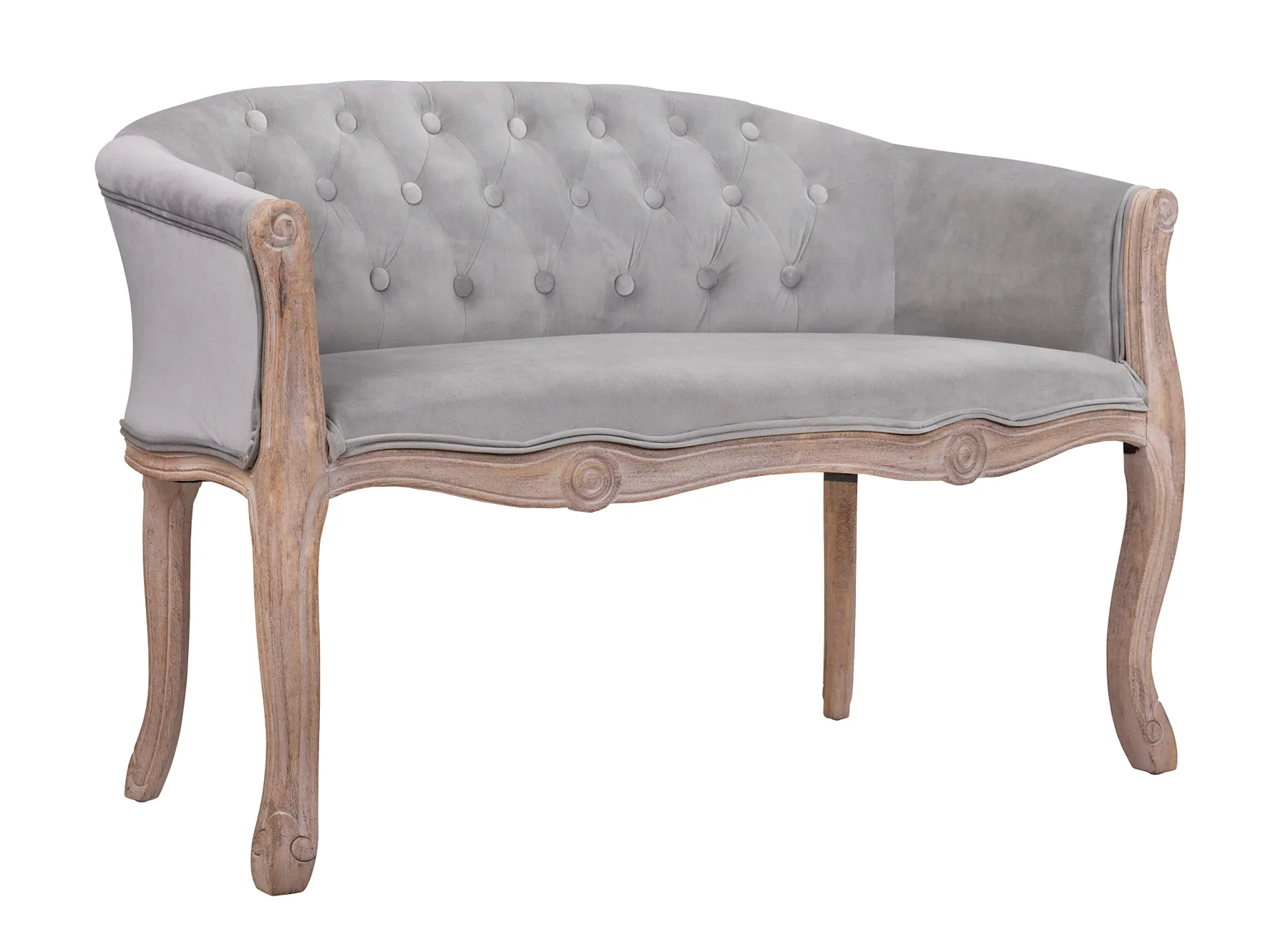 купить Двухместный дизайнерский диван Kandy Double Grey Velvet в Москве купить Двухместный дизайнерский диван Kandy Double Grey Velvet