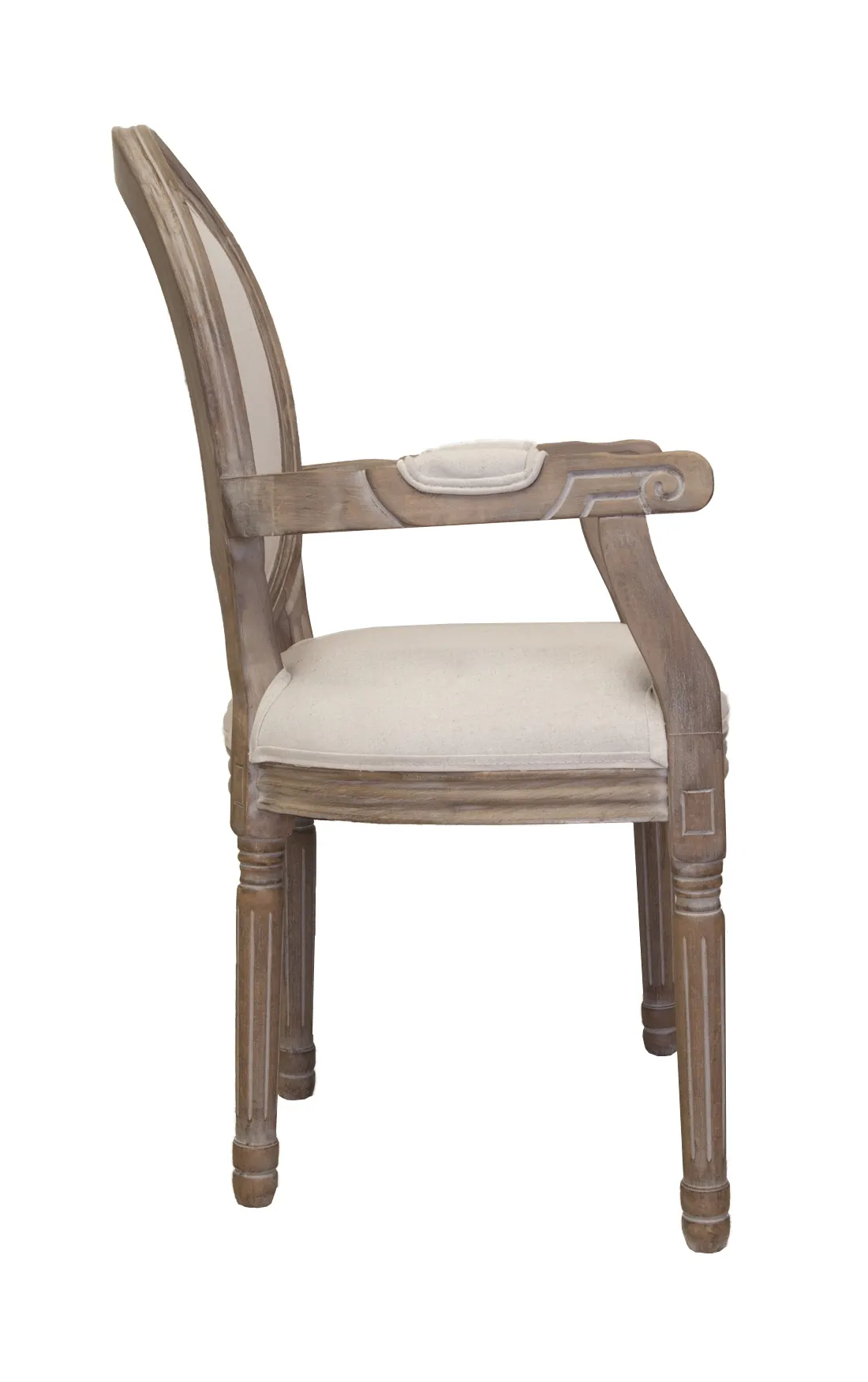 купить Мягкий стул с подлокотниками Volker Arm Beige в Москве купить Мягкий стул с подлокотниками Volker Arm Beige