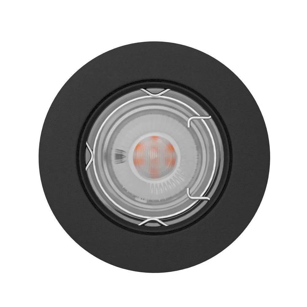 900752 Комплект встраиваемых светильников PENETO, 3X4,6W (GU10), ?87, сталь, черный в интернет-магазине