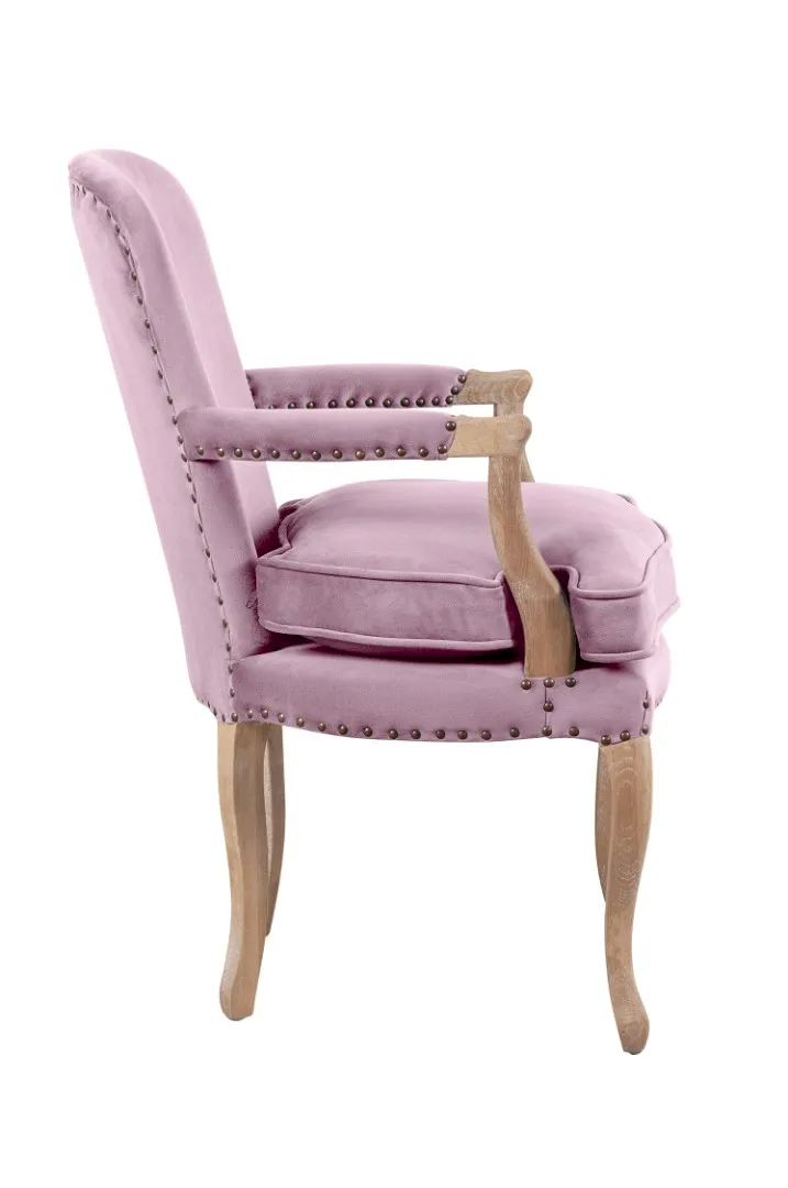 заказать Мягкое полукресло с подлокотниками Anver Oak Pink в Москве заказать Мягкое полукресло с подлокотниками Anver Oak Pink