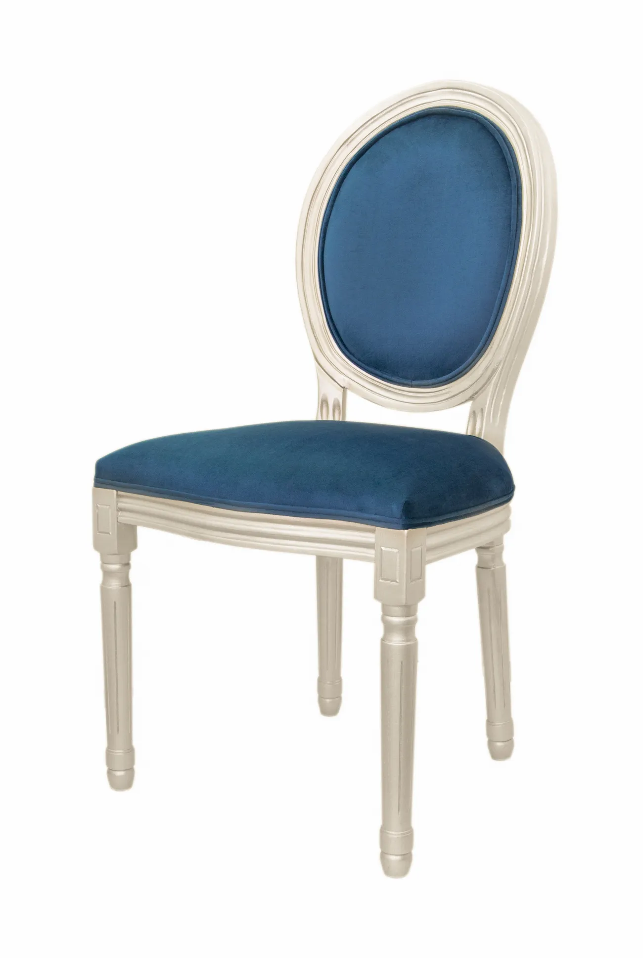 Стул Volker Blue Silver в интернет-магазине в Москве Стул Volker Blue Silver в интернет-магазине