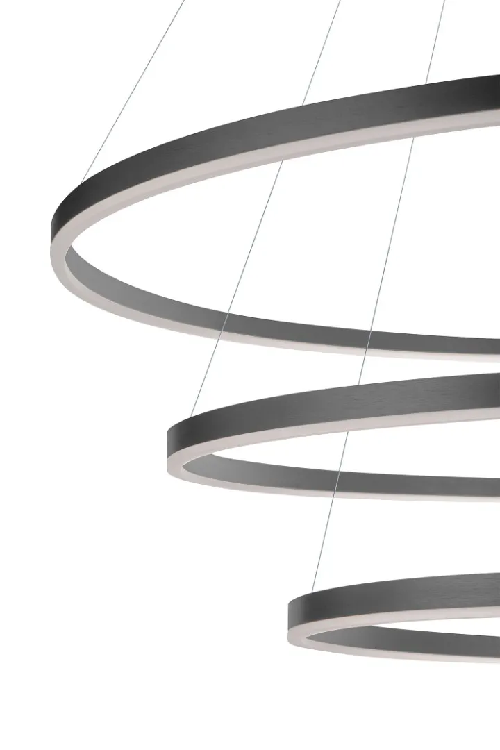 фото Люстра Orblaze 3 rings 600 black в интерьере