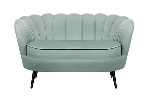 купить Диван ракушка Pearl Double Green на черных ножках в интернет-магазине