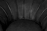 Низкое кресло ракушка Pearl Black V2 №5