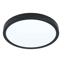 купить стильные 99235 Светодиодный накладной светильник FUEVA 5, 20.5W (LED), ?285, H28, 2500lm, 4000K, сталь, черный в интернет-магазине