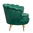 Низкое кресло ракушка Pearl Green V2 №2
