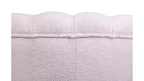 Низкое кресло ракушка Pearl Pink Boucle на черных ножках №4