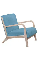 Кресло дизайнерское Cody N-blue в интерьере