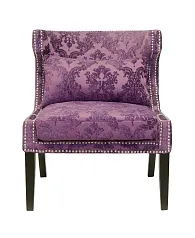 купить стильное Мягкое полукресло с подлокотниками Suza Violet