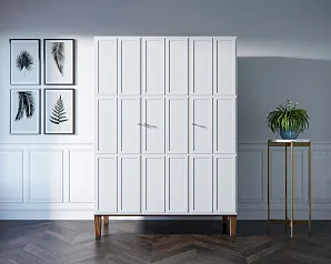 купить красивый Шкаф "Андерсен (Andersen)" трехстворчатый арт AN08WH