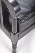 Классическое американское кресло Colin Black Leather №4