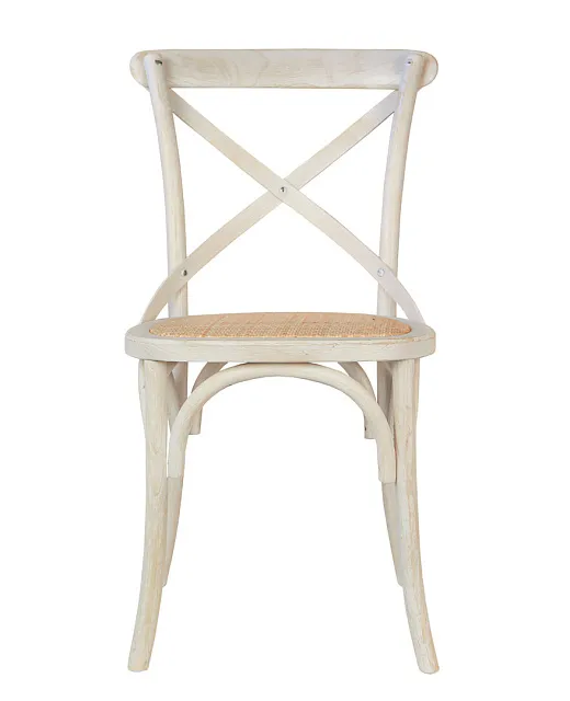 Стул ретро Cross Back White Brush в Москве Стул ретро Cross Back White Brush