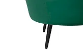 Дизайнерский диван Pearl Double Green V2 на черных ножках №6