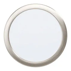 красивые 99139 Светодиодный встраиваемый светильник FUEVA 5, 17W (LED), ?216, ET26, 2000lm, 3000K, сталь, никель