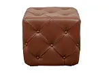 Дизайнерский пуф Amrit Light Brown Leather №0