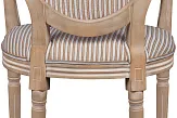 Мягкий стул с подлокотниками Volker Arm Orange Pinstripe №4
