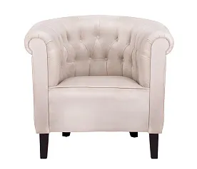 красивое Низкое кресло Swaun Beige Velvet
