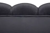 Трехместный диван ракушка для гостиниц Pearl Triple Black №4