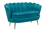 Диван ракушка Pearl Double Marine Velvet №1