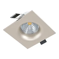фото 98474 Светодиодный встраиваемый светильник SALICETO димм., 6W(LED), 450lm, 88х88, 4000K, алюминий, бел