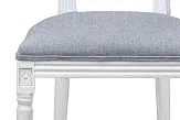 Стул с круглой спинкой Volker oak Grey and White №5