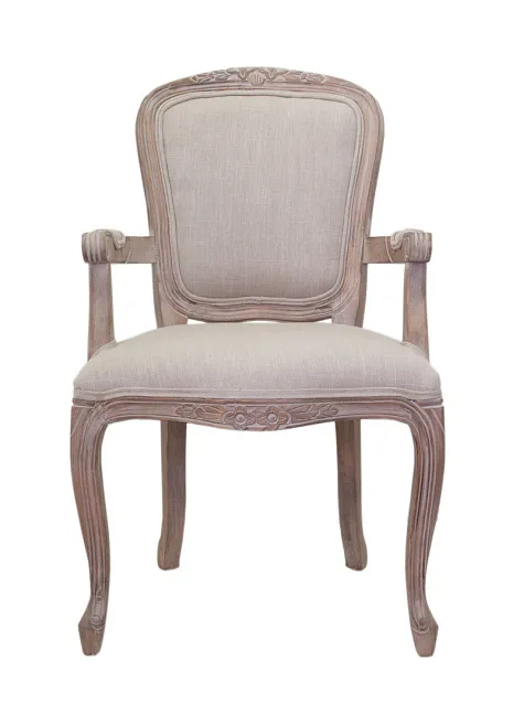 Мягкий стул с подлокотниками Gran Arm Beige в Москве Мягкий стул с подлокотниками Gran Arm Beige в Москве
