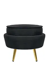 красивые Пуф Pearl Adorn Black в интернет-магазине