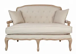 фото Прямой диван модерн Yareli Beige V2 бежевый