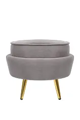 фото Пуф Pearl Adorn Grey в интерьере