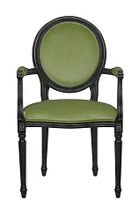 заказать Мягкий стул с подлокотниками Delo Kora Arm Green