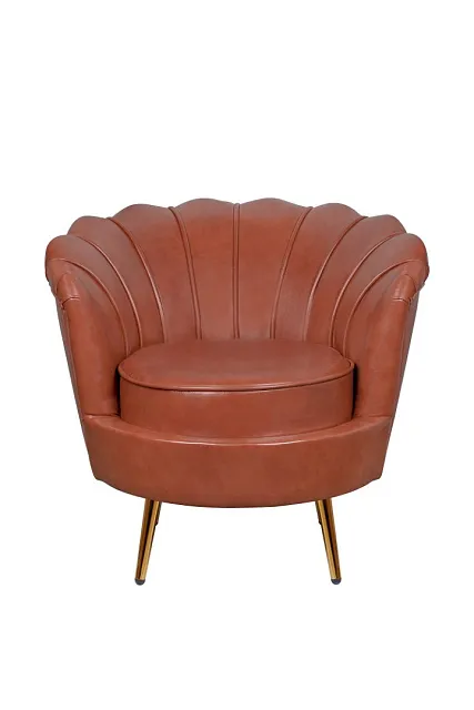 Низкое кресло ракушка Pearl Brown в Москве Низкое кресло ракушка Pearl Brown