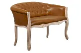 Двухместный дизайнерский диван Kandy Double Brown №1