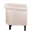 Низкое кресло Swaun Beige Velvet №2