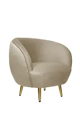 купить стильное Мягкое кресло Small Benee Taupe в интернет-магазине