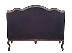 Двухместный дизайнерский диван Brody Double Black №3