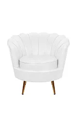 купить стильное Низкое кресло ракушка Pearl White в интернет-магазине