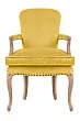 Мягкое полукресло с подлокотниками Anver Oak Yellow №0
