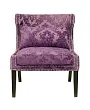 Мягкое полукресло с подлокотниками Suza Violet №0