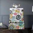 Комод высокий "Бербер (Berber)" арт BB10/Print_03 №1