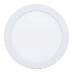 фото 99203 Светодиодный встраиваемый светильник FUEVA 5, 11W (LED), ?166, ET26, IP44, 1350lm, 3000K, сталь, белый в интерьере
