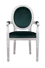 красивый Мягкий стул с подлокотниками Volker Arm Green на заказ