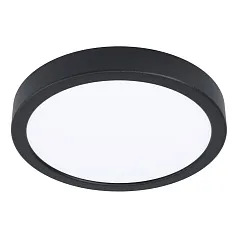 купить 901013 Светодиодный накладной светильник с датчиком движения FUEVA 5, 17W (LED), 3000K, 2000lm, ?210, сталь, чёрный/пластик, белый в интернет-магазине
