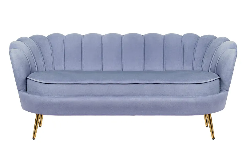 Трехместный диван ракушка для гостиниц Pearl Triple Blue в Москве Трехместный диван ракушка для гостиниц Pearl Triple Blue