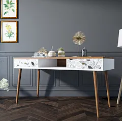 фото Стол рабочий "Бербер (Berber)" принт 9 арт BB18/Print_09 в интерьере