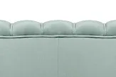 Диван ракушка для гостиниц Pearl Triple Green на черных ножках №5