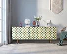 Комод "Бербер (Berber)" удлиненный принт 24 арт BB11/Print_24 №5